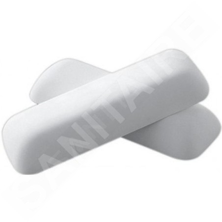 Kaldewei Accessoires - Oreiller multifonctionnel, 2 pièces, blanc 687675760000