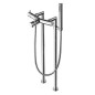 Sapho Airtech - Raccordement pour installation du mitigeur au sol, 2 pièces, chrome 9881 Sapho Airtech - Raccordement pour installation du mitigeur au sol, 2 pièces, chrome 9881