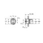Grohe Rainshower - Corps encastré universel DN 15, chrome 26483000
