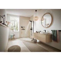 Hansgrohe Vivenis - Mitigeur de lavabo 110, EcoSmart, noir mat 75022670
