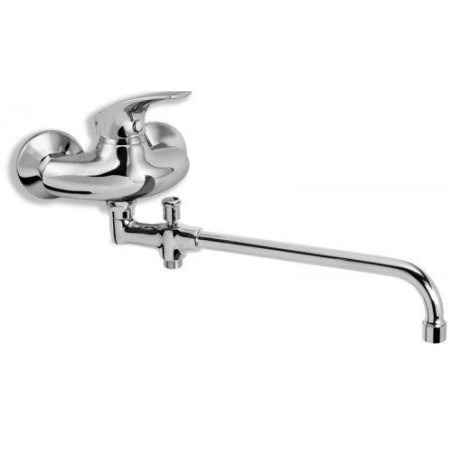 Novaservis Metalia 57 - Robinetterie de baignoire murale complète, chrome 57037,0