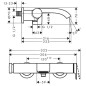 Hansgrohe Vivenis - Mitigeur de baignoire, noir mat 75420670