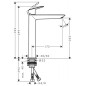 Hansgrohe Logis - Mitigeur de lavabo Fine 240, EcoSmart, chrome 71258000