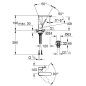 Grohe Plus - Mitigeur de lavabo M avec garniture de vidage Push-Open, chrome 23872003