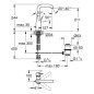 Grohe Essence - Mitigeur de lavabo L, chrome 32628001 Grohe Essence - Mitigeur de lavabo L, chrome 32628001