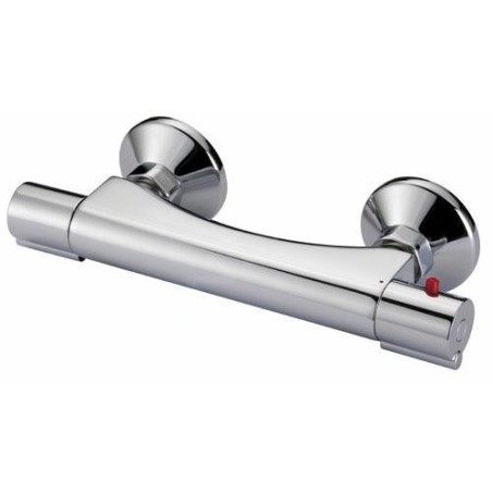 Novaservis Aqualight - Mitigeur thermostatique de douche, espacement 120 mm, chromé 2564/1,0