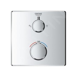 Grohe Grohtherm - Mitigeur thermostatique de douche encastré pour 2 sorties, chrome 24079000