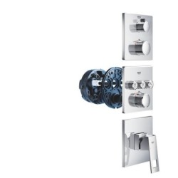 Grohe Grohtherm - Mitigeur thermostatique de douche encastré pour 2 sorties, chrome 24079000