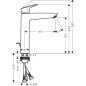 Hansgrohe Logis - Mitigeur de lavabo 190 avec garniture de vidage, chrome 71090000