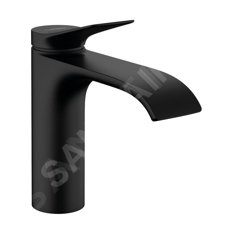 Hansgrohe Vivenis - Mitigeur de lavabo 110, avec vidage, EcoSmart, noir mat 75020670