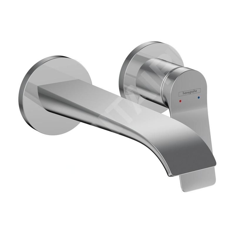 Hansgrohe Vivenis - Mitigeur de lavabo encastré, installation 2 trous, EcoSmart, chrome 75050000