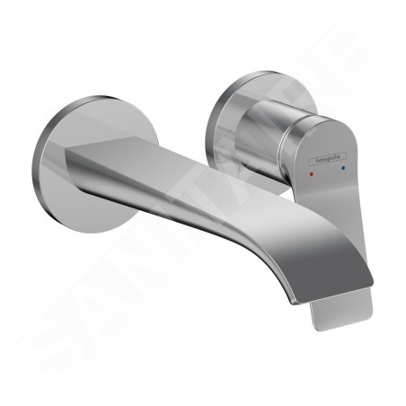 Hansgrohe Vivenis - Mitigeur de lavabo encastré, installation 2 trous, EcoSmart, chrome 75050000