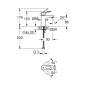 Grohe BauLoop - Mitigeur de lavabo, chrome 32854000