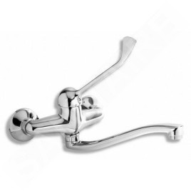 Novaservis Metalia 55 - Robinetterie d'évier, levier médical, chrome 55070L,0
