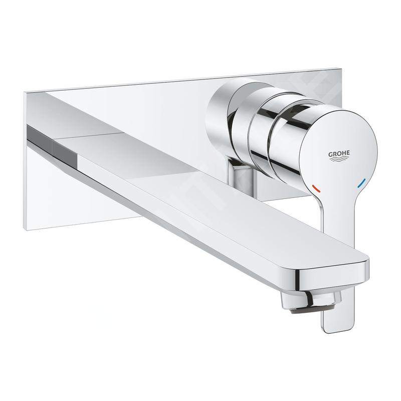 Grohe Lineare - Mitigeur de lavabo L encastré, installation à 2 trous, chrome 23444001 Grohe Lineare - Mitigeur de lavabo L encastré, installation à 2 trous, chrome 23444001