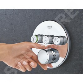 Grohe Grohtherm SmartControl - Mitigeur thermostatique encastré de douche, 3 sorties, chrome 29121000