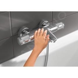 Grohe Precision Feel - Mitigeur de baignoire thermostatique, chrome 34788000