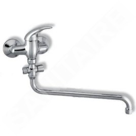 Novaservis Metalia 55 - Mélangeur bain mural sans accessoires 100 mm, chromé 55075/1,0