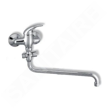 Novaservis Metalia 55 - Mélangeur bain mural sans accessoires 100 mm, chromé 55075/1,0