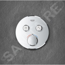 Grohe Grohtherm SmartControl - Mitigeur thermostatique encastré de douche, 2 sorties, chrome 29119000