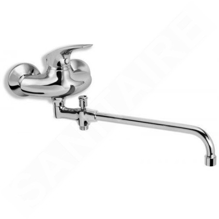 Novaservis Metalia 57 - Mélangeur bain mural sans accessoires 100 mm, chromé 57037/1,0