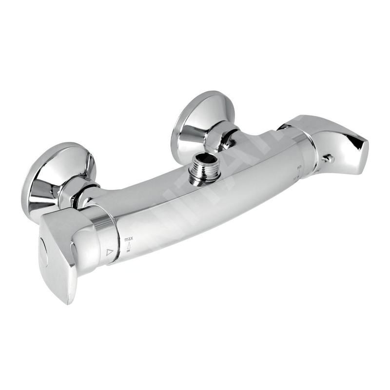 Novaservis Metalia 57 - Mitigeur thermostatique de douche avec sortie supérieure, chrome 57962/1,0 Novaservis Metalia 57 - Mitigeur thermostatique de douche avec sortie supérieure, chrome 57962/1,0