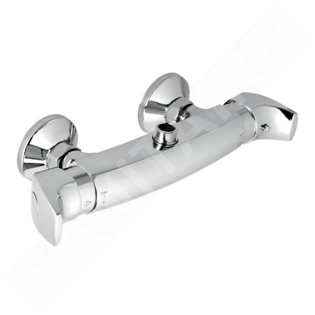 Novaservis Metalia 57 - Mitigeur thermostatique de douche avec sortie supérieure, chrome 57962/1,0