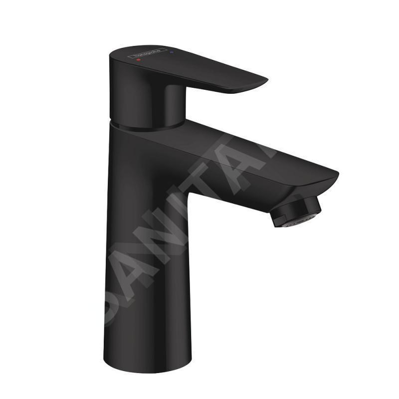 Hansgrohe Talis E - Mitigeur de lavabo avec tirette de vidage, noir mat 71710670