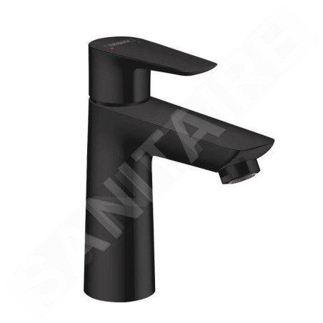 Hansgrohe Talis E - Mitigeur de lavabo avec tirette de vidage, noir mat 71710670