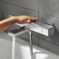 Hansgrohe Ecostat E - Mitigeur thermostatique de baignoire, chrome 15774000 Hansgrohe Ecostat E - Mitigeur thermostatique de baignoire, chrome 15774000