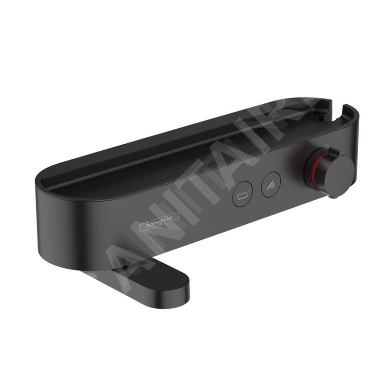 Hansgrohe ShowerTablet Select - Mitigeur de baignoire thermostatique, noir mat 24340670