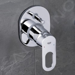 Grohe BauLoop - Mitigeur de baignoire encastré, avec corps, chrome 29041000
