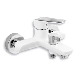 Novaservis Nobless Tina - Robinetterie de baignoire, blanc/chrome 38020/1,1