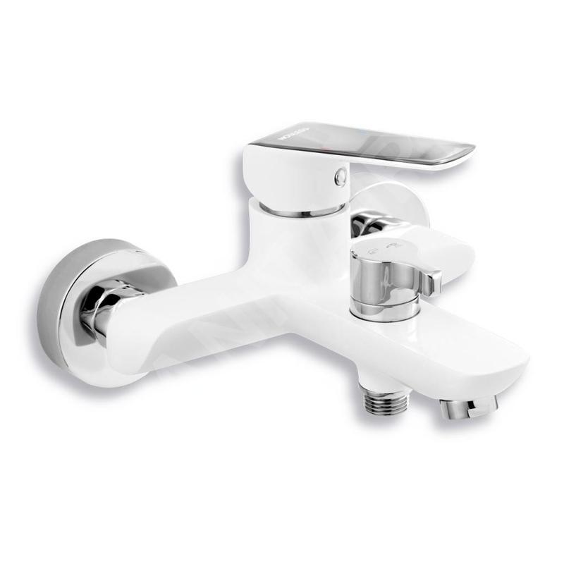 Novaservis Nobless Tina - Robinetterie de baignoire, blanc/chrome 38020/1,1 Novaservis Nobless Tina - Robinetterie de baignoire, blanc/chrome 38020/1,1