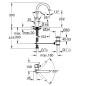 Grohe Eurosmart Cosmopolitan - Mitigeur de lavabo L avec vidage, chrome 32830001