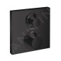 Hansgrohe Ecostat Square - Robinet thermostatique encastré avec 2 fonctions, noir mat 15714670 Hansgrohe Ecostat Square - Robinet thermostatique encastré avec 2 fonctions, noir mat 15714670