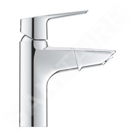 Grohe QuickFix Start - Mitigeur de lavabo avec bec extractible et vidage Push-Open, chrome 24205003