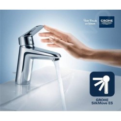 Grohe QuickFix Start - Mitigeur de lavabo avec bonde Push-Open, noir mat 237462432