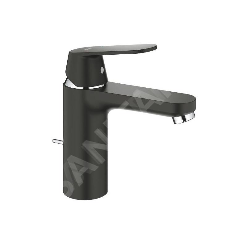 Grohe Eurosmart Cosmopolitan - Mitigeur de lavabo M avec garniture de vidage, chrome/noir mat 23325KW0