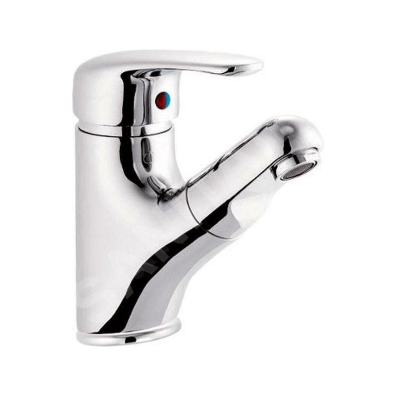 Aqualine Kasiopea - Mitigeur de lavabo avec douchette extractible, chromé 1107-05