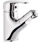 Aqualine Kasiopea - Mitigeur de lavabo avec douchette extractible, chromé 1107-05