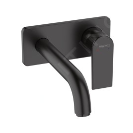 Hansgrohe Vernis Shape - Mitigeur de lavabo encastré, noir mat 71578670