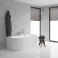 Grohe Eurocube - Mitigeur de baignoire avec accessoires, chrome 23141000 Grohe Eurocube - Mitigeur de baignoire avec accessoires, chrome 23141000
