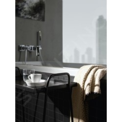 Grohe Eurocube - Mitigeur de baignoire avec accessoires, chrome 23141000