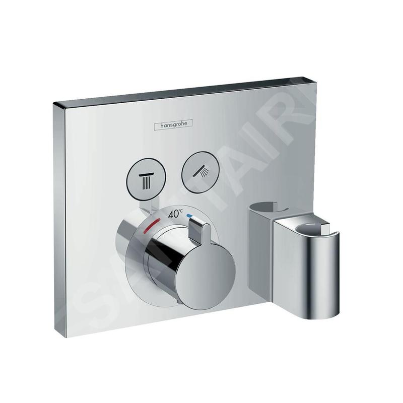 Hansgrohe Shower Select - Mitigeur thermostatique encastré pour 2 sorties, chrome 15765000
