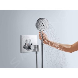 Hansgrohe Shower Select - Mitigeur thermostatique encastré pour 2 sorties, chrome 15765000