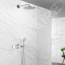 Grohe Grohtherm - Mitigeur thermostatique de douche encastré pour 2 sorties, chrome 24076000