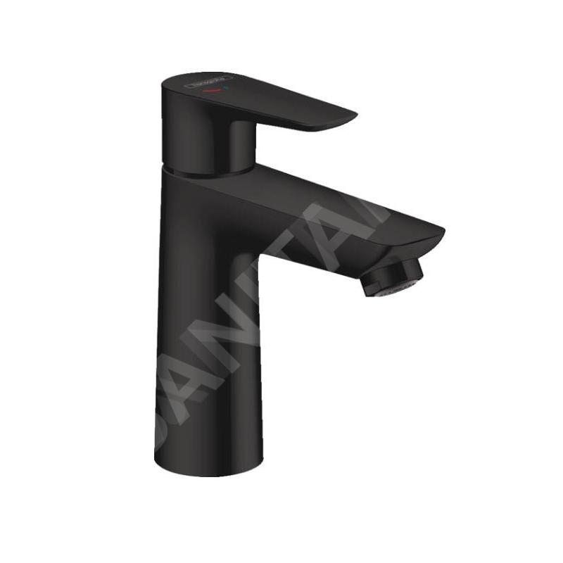Hansgrohe Talis E - Mitigeur d'évier avec garniture de vidage, CoolStart, noir mat 71713670