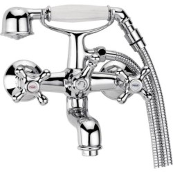 Aqualine Victoria - Mitigeur de baignoire avec accessoires, chrome VC10