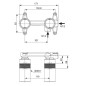 Ideal Standard Conca Tap - Corps d'encastrement pour mitigeur de lavabo encastré A1313NU